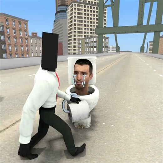 Skibidi and his good friend, G-man Toilet #skibiditoilet