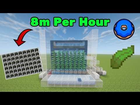 BEST Beginner Kelp Farm For DonutSMP | 8.1m per Hour