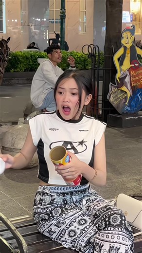 snake prank on beautiful girl