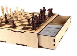 Secret Compartment Chess Set