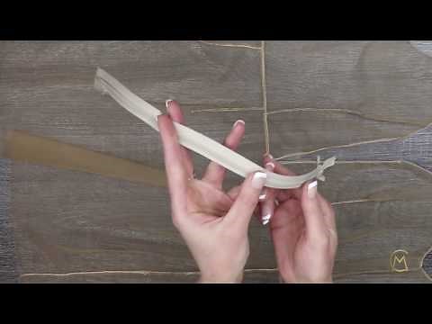 How to sew on an invisible zipper into the see through illusion mesh dress