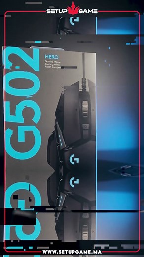 Logitech G502 Hero #setup_game_maroc