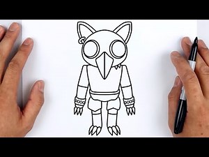 HOW TO DRAW EL GOBLINO | Roblox Doors Hotel+ Update - Easy Drawing