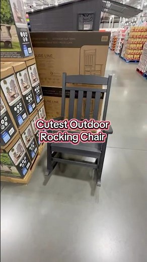 Cutest Outdoor Rocking Chair at Costco.