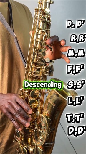 How to play your octave intervals #tutorial #saxophone #lesson #trendingshorts #shorts