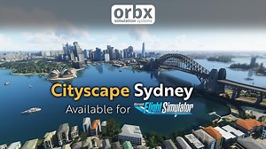 You are invited to fly down under with Orbx. Cityscape Sydney out now for Microsoft Flight Simulator! Get your copy on OrbxDirect - orbxdirect.com/product/cityscapesydney-msfs | Orbx
