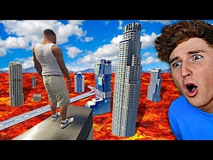 The FLOOR IS LAVA In GTA 5.. (Mods)