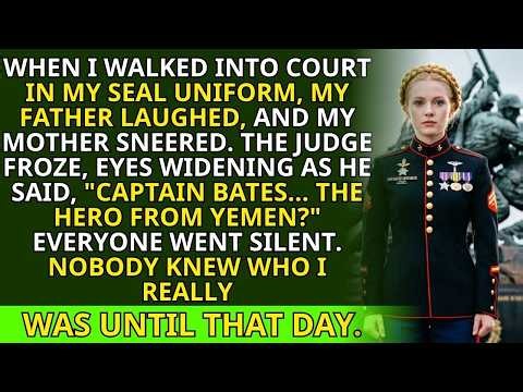 I Walked Into Court in My SEAL Uniform — My Father Laughed, My Mother Sneered, but the Judge...