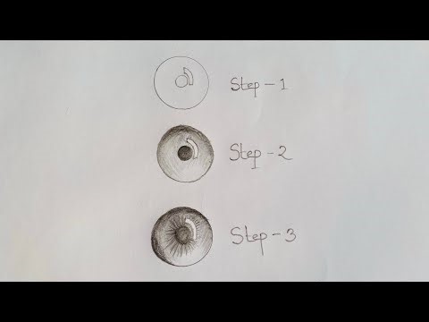 How To Draw Realistic Eye Pupil Step By Step / Eye Pupil Drawing Tutorial