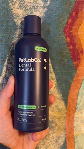 Keep your pets breath and teeth fresh and clean with @PetLab Co. Dental Formula for both cats & dogs. #petdentalhealth #petcare #petparent #petsoftiktok #petlabco