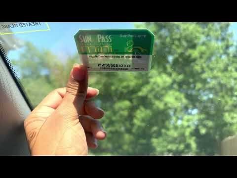 How to attach or install Sun Pass, Peach Pass and E Pass