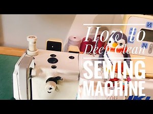 How to Deep Clean your industrial Sewing Machine! Cleaning and Assembly Guide ‪@thehappywish‬