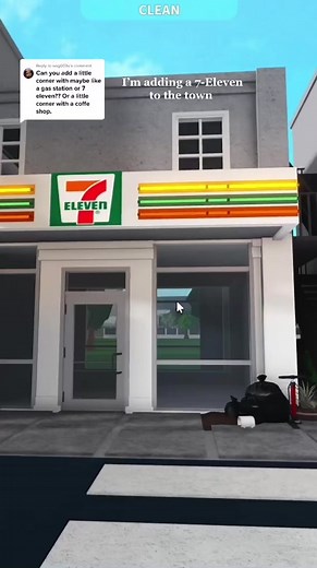 Creating a 7-Eleven in Bloxburg Town