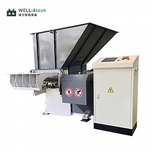 [Hot Item] Industrial Shredding Machine Plastic Rubber Cardboard Paper Solid Waste Single Shaft Shredder