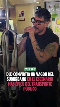 DLD da concierto sorpresa en el Tren Suburbano rumbo a Cuautitlán Izcalli