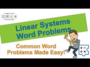 Linear System Word Problems (Coin, People, Candies) | Math 8