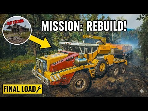 SAVING HISTORY: Rebuilding the Abandoned Railway Station | SnownRunner