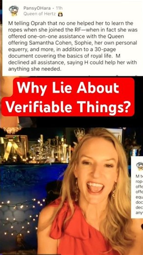 Meghan and Harry Lies