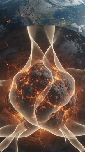 Two Giant Blobs Deep Inside Earth May Be Another Planet #earth #theia #universe #planetcollision