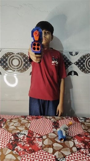 nerf gun vs revolver toy #shorts #trending #automobile #gaming #toys #cricketlover #car #yt #viral