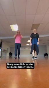 74K views · 10K reactions | Doug is such a good sport! We’re dancing the Charleston challenge, instead of a New Zealand Haka today, as he was a little late for his dance lesson 藍 . This is harder than it looks! . Would you try it? . We’re even wearing our matching @fuego.dance shoes to make it more comfortable ❤️ . . . . #dance #foryou #newzealand #nz #dancechallenge | Dance with Nerida | Facebook