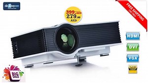 AED.279, Buy Etrends UC40 Mini LED Portable Projector With USB SD HDMI Support, 1080P Supported, Full HD Free Delivery with 6 Months Replacement warranty, Click here to Order Today>>> http://goo.gl/Fk0SzT #UAE #UC40 #Cinema | Clik2buy