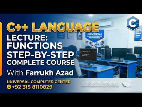 C++ Programming: Master Functions - Step-by-Step Complete Course by Farrukh Azad
