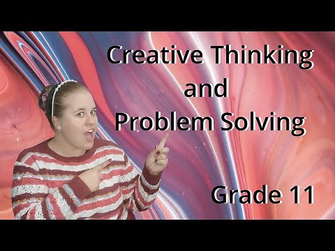 Grade 11 Business Studies | Creative Thinking and Problem Solving | Education
