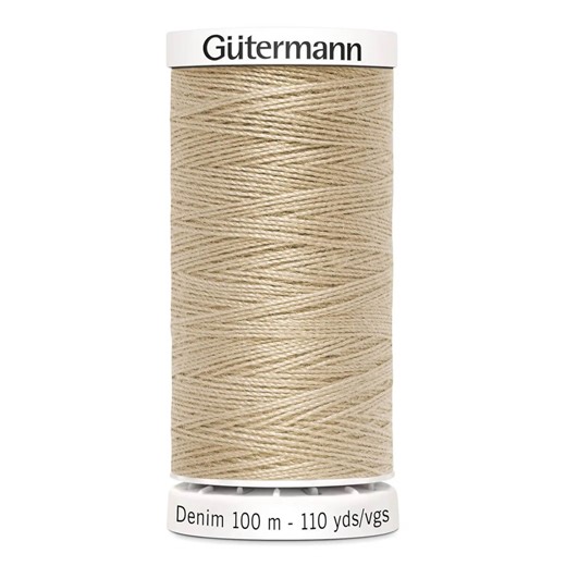 Gutermann Denim Sewing Thread in Oat 2795 | Good Fabric