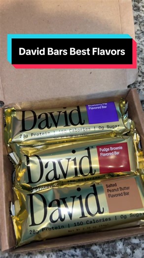 David favorites pack is THE WAY TO GO if you’ve never tried them before #david #protein #davidbars #viralproducts #macros
