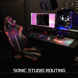 19 reactions | How many audio devices are connected to your set up? 1? 2? 5? Sonic Studio’s advanced mode allows you to tune and play different #audio devices separately, check our Sonic Studio page to learn more. #ROGAudio  https://www.asus.com/Microsite/mb/ROG-supremefx-gaming-audio/#sonic_studio | ASUS Republic of Gamers | Facebook