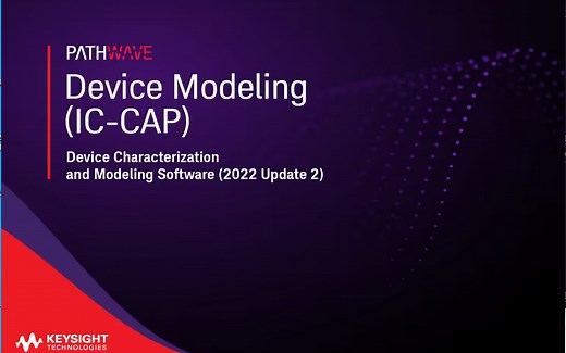 IC-CAP软件学习 （ASM-HEMT团队讲解）