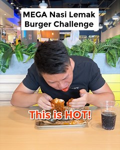 29K views · 199 reactions | Can you finish this MEG-A Burger under 5 minutes?  In celebration of the release of #Meg2 The Trench in cinemas now, we challenge 5x lucky foodies to a MEGA BURGER challenge. 掠麗 *Get your tickets to the biggest, most outrageous movie of the year #Meg2 @warnerbrosmy and try the Mega Nasi Lemak Burger now available at all @myburgerlab outlets | KL Foodie | Facebook