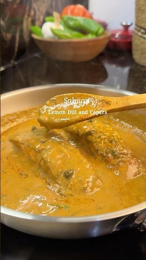 Juicy salmon with incredibly tasty sauce #salmon