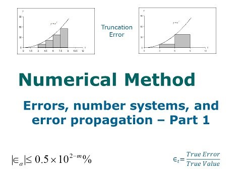 Lecture 2: Error calculations, number representation and error propagation - part 1
