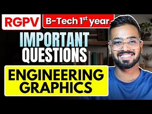 Engineering Graphics (EG) Most Important Topics with Model Question Papers | RGPV B.Tech 1st year