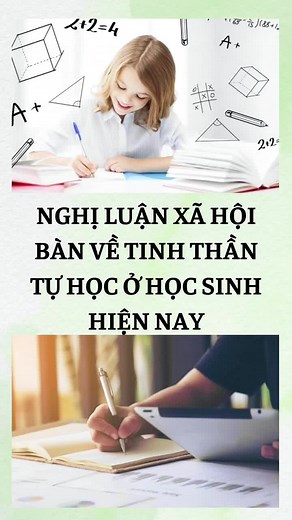 Tinh thần tự học của học sinh hiện nay
