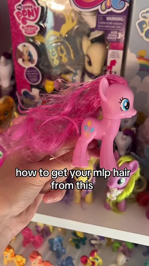 @Vyrlox SORRY IT TOOK SO LONG BUT HERE IS THE TUTORIAL! there are many ways you can do mlp hair but this is just what works best for me // #mlp #tutorial #pinkiepie #fim #brushable #mylittlepony #hairtut #friendshipismagic