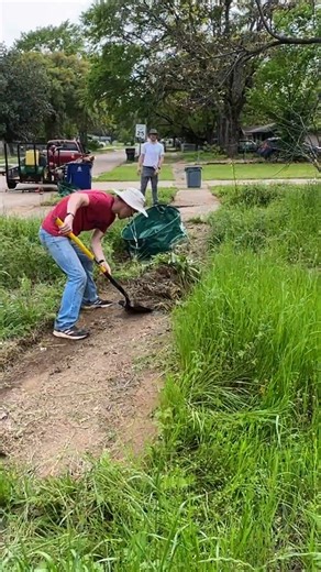 Neighbor SICK of looking at this ABANDONED YARD #asmr #satisfying #fyp #transformation | Lawn Care Service