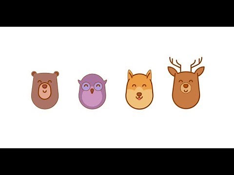 How to create Animal Icons in Adobe Illustrator-Bear