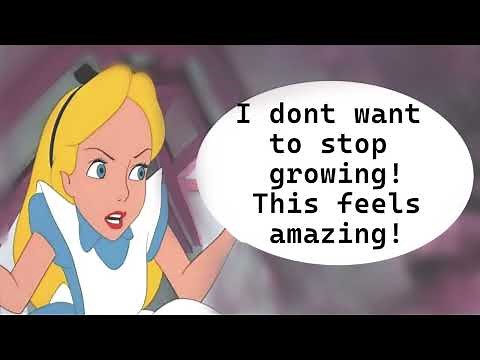 Giantess Alice In Wonderland’s Growing Gets Out Of Hand ASMR