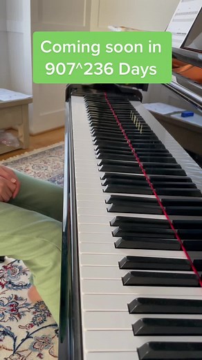 Rush E? I think so. This will take a while #piano #rushe #trailer #hard