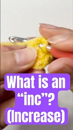 How to do a crochet INCREASE (inc) - Easy Increase stitch tutorial #beginnercrochet