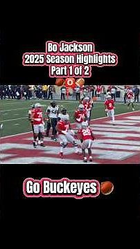 Bo Jackson 2025 Highlights Part 1 of 2🌰🏈🅾️ #collegefootball #cfb #ohiostate #buckeyes #gobucks