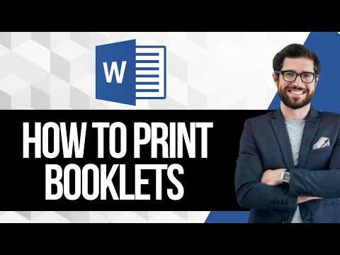 How to Print a Booklet in Word