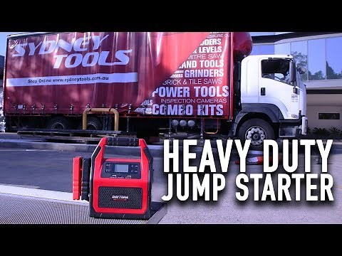We jump start a truck!!! with the Heavy Duty Jump Starter from Daytona