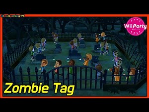 Wii Party Mini games (Zombie Tag gameplay) continuous play! Let's Start !