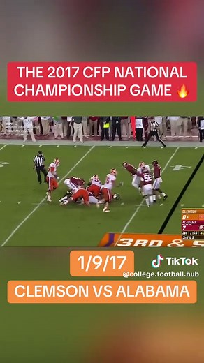 2017 CFP National Championship: Clemson vs Alabama Highlights