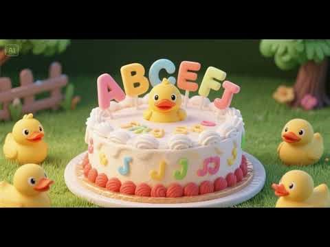 Duck’s Alphabet Cake Song | Nursery Rhymes & Kids Songs