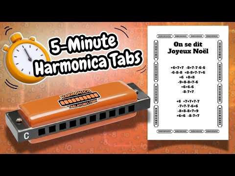 MERRY CHRISTMAS | HARMONICA TABS [ON SCREEN] DIATONIC C